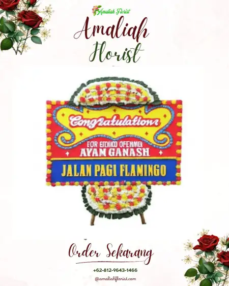 Sewa Papan Bunga Sijamapolang