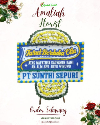 Papan Bunga Duka di Sijamapolang